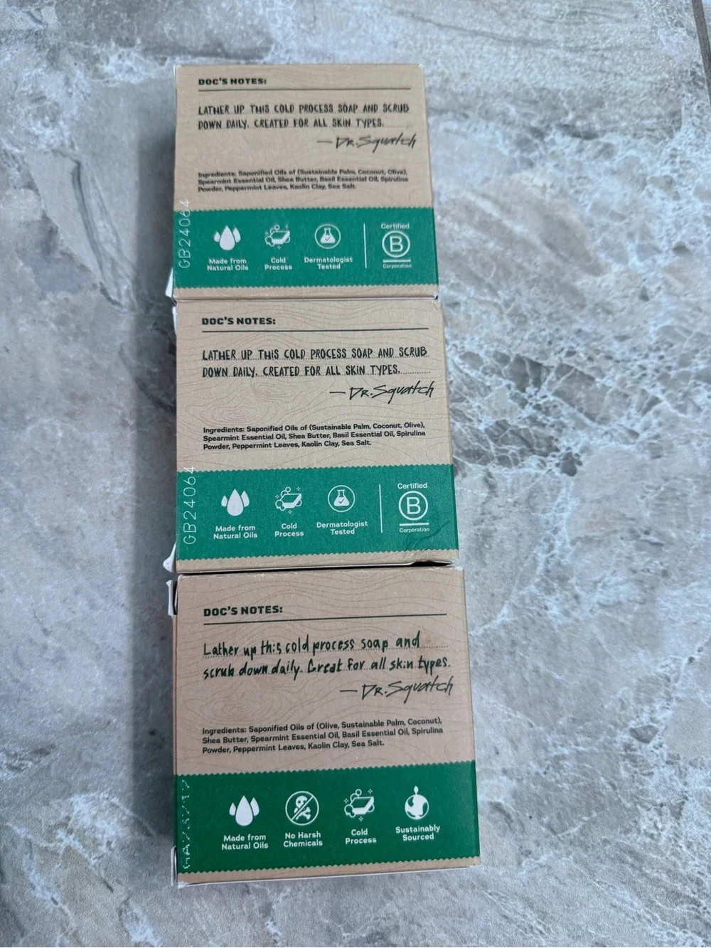 Dr. Squatch Spearmint Basil Men's Natural Soap